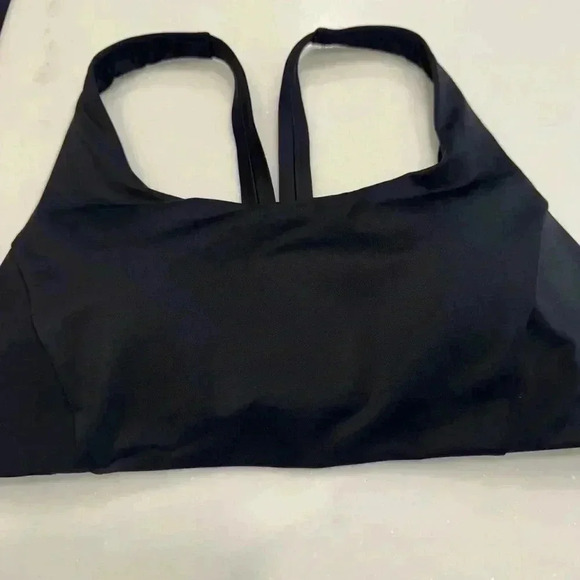 Athleta Malibu Bikini Top black best for D-DD cups sz SP NWT - Picture 5 of 10